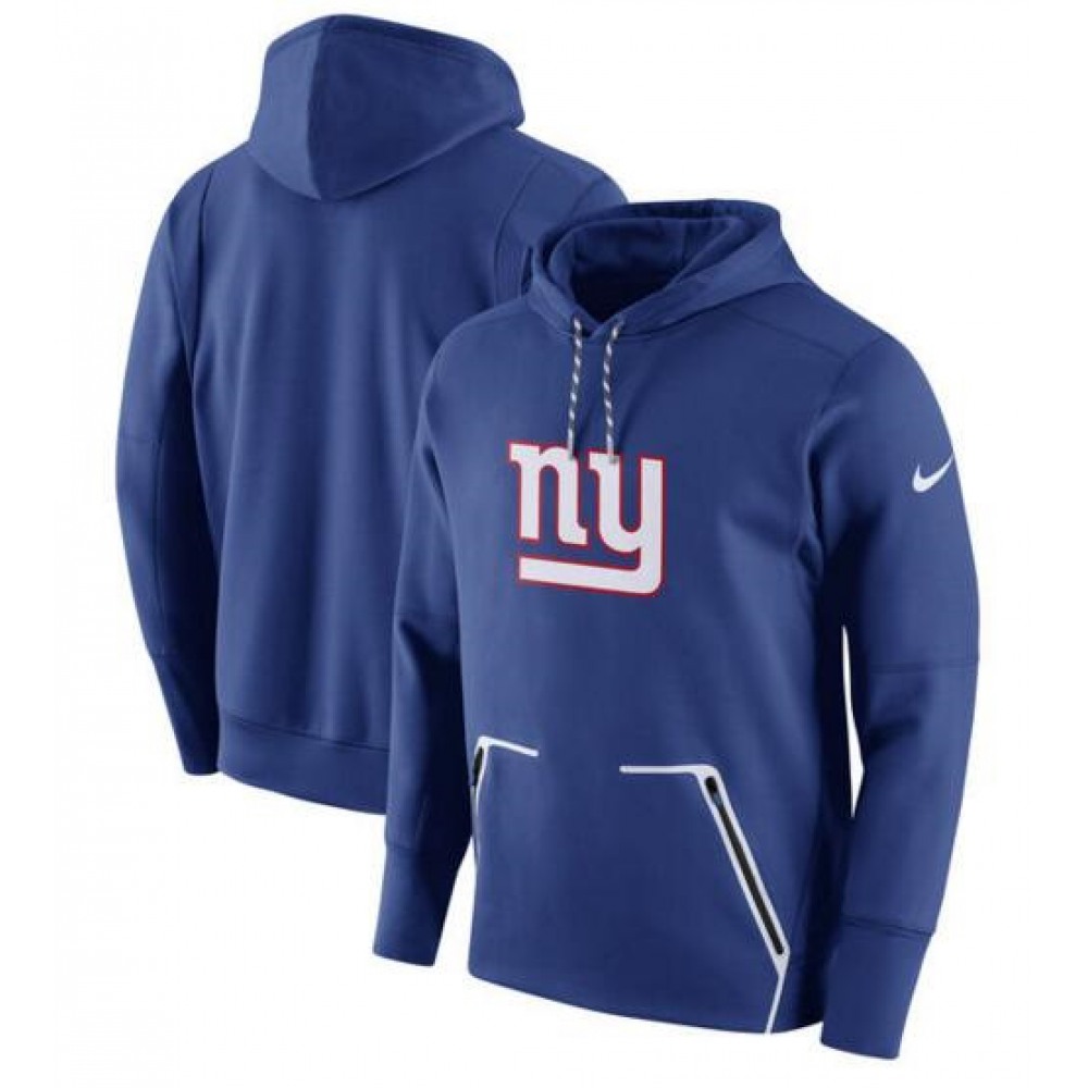 Men'sNew York Giants Royal Champ Drive Vapor Speed Pullover Hoodie