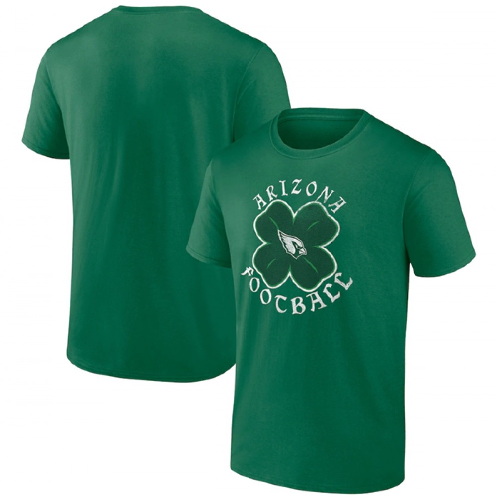 Men's Arizona Cardinals Kelly Green St. Patrick's Day Celtic T-Shirt
