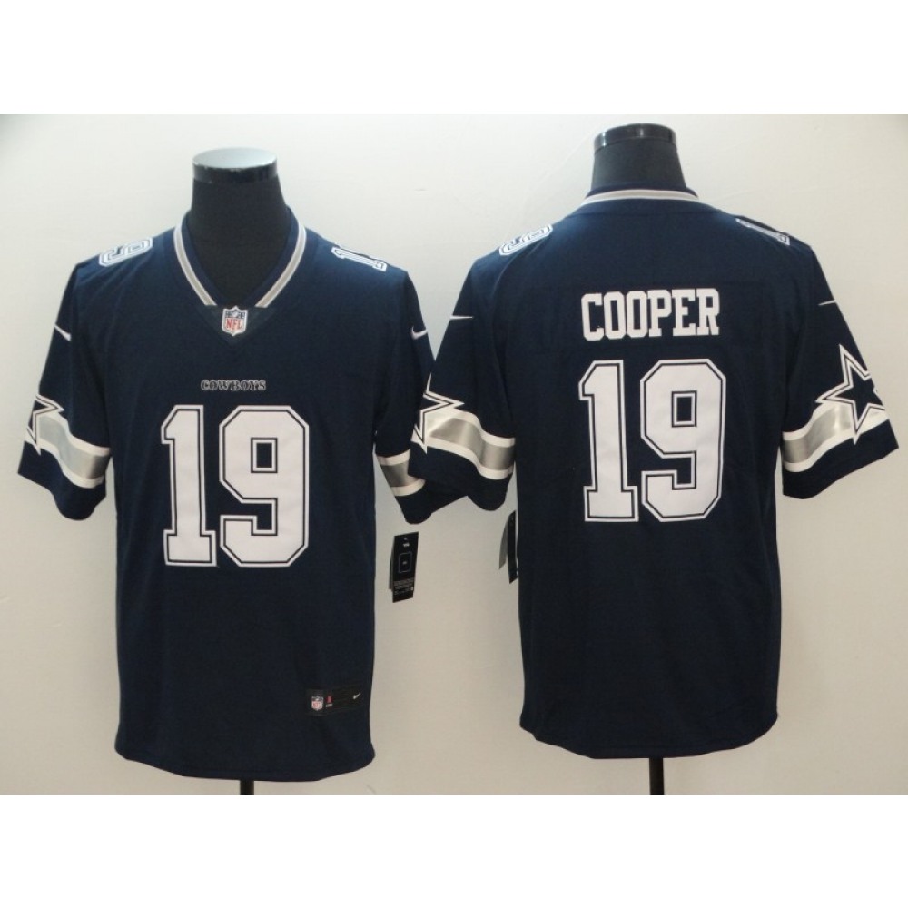 Men's Dallas Cowboys #19 Amari Cooper Navy Vapor Untouchable Limited Stitched NFL Jersey