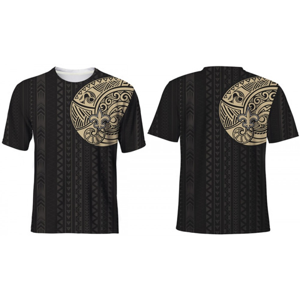 Men's New Orleans Saints Black T-Shirt