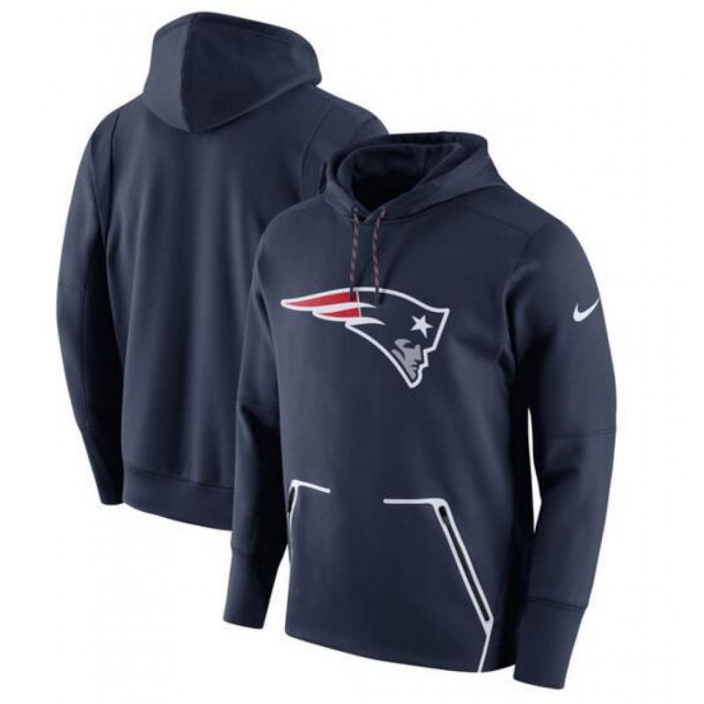 Men'sNew England Patriots Navy Champ Drive Vapor Speed Pullover Hoodie