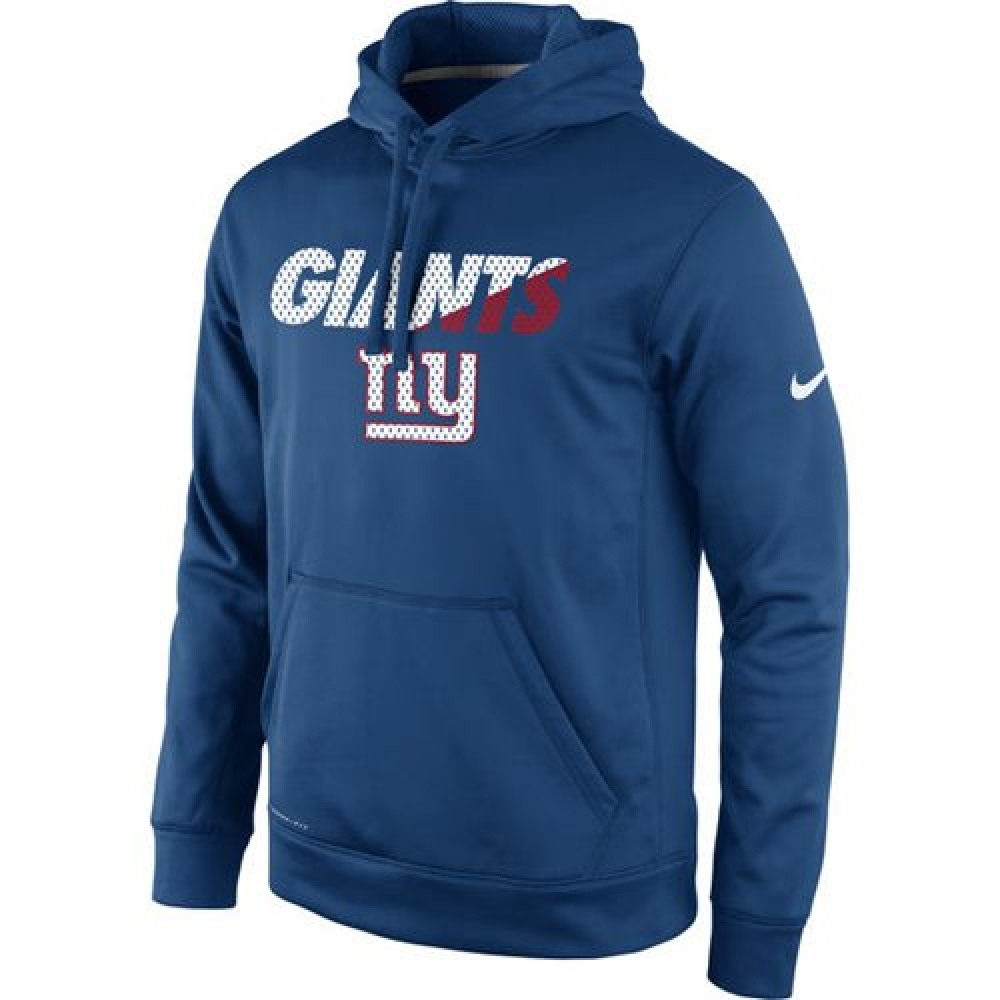 New York GiantsKick Off Staff Performance Pullover Hoodie Royal