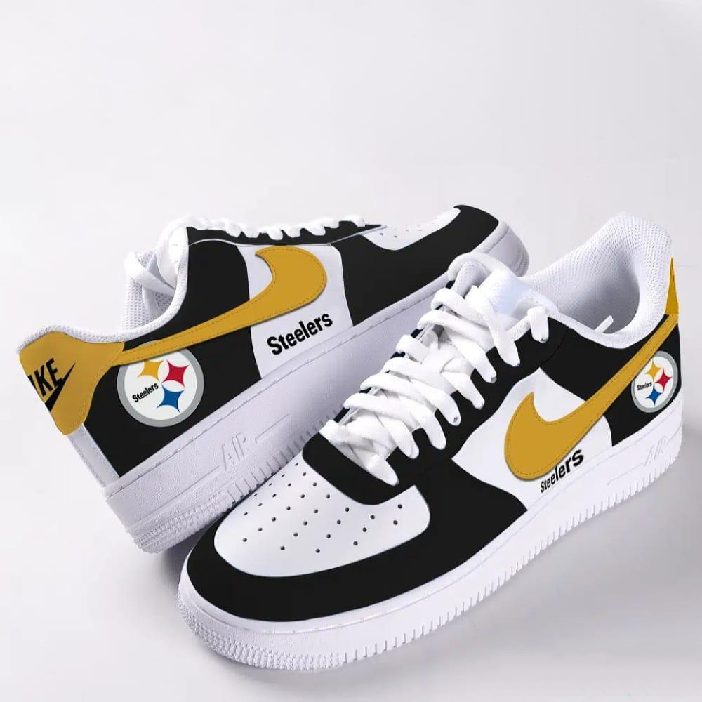Unisex Nike x NFL Pittsburgh Steelers Custom Air Force 1 Low Team Sneakers