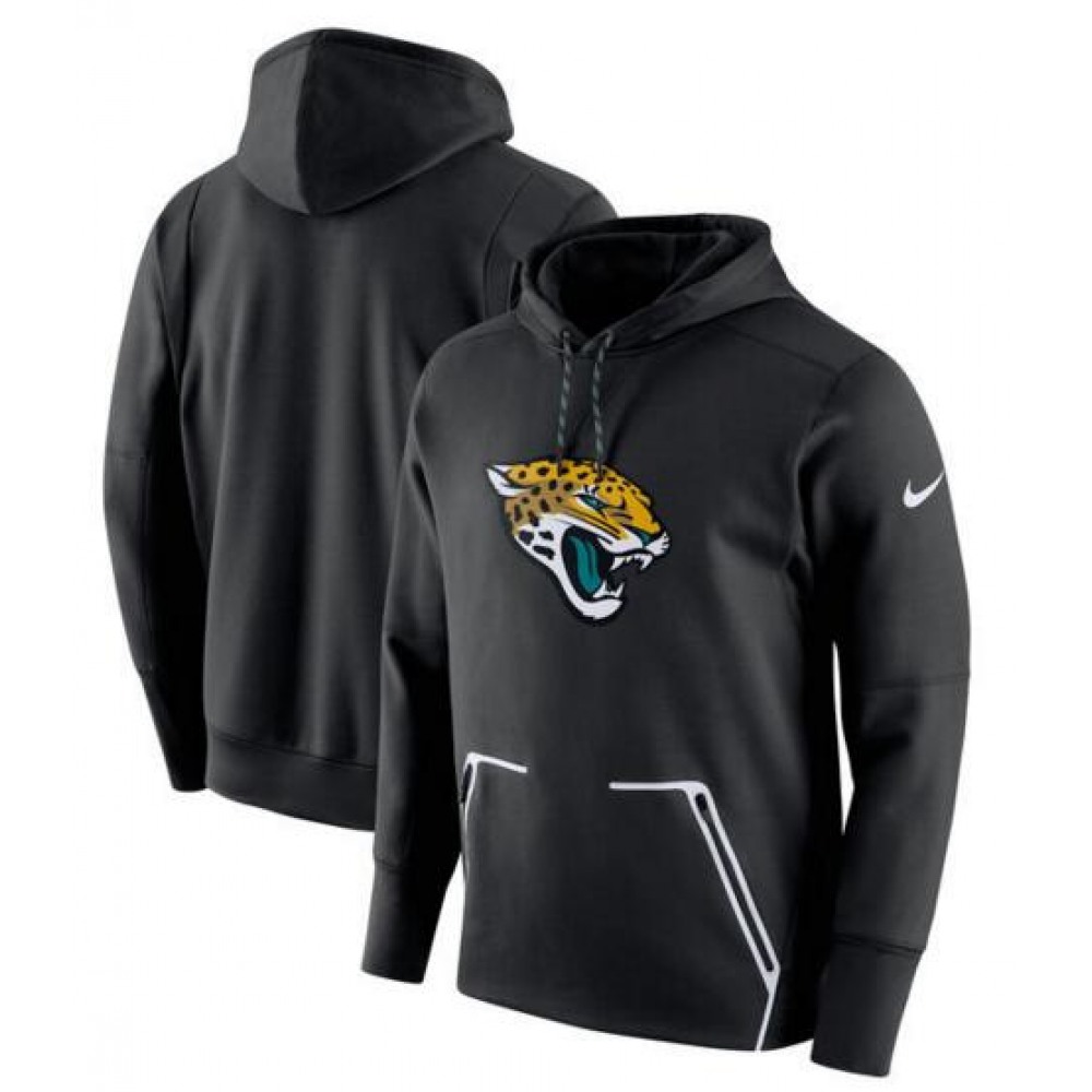 Men'sJacksonville Jaguars Black Champ Drive Vapor Speed Pullover Hoodie