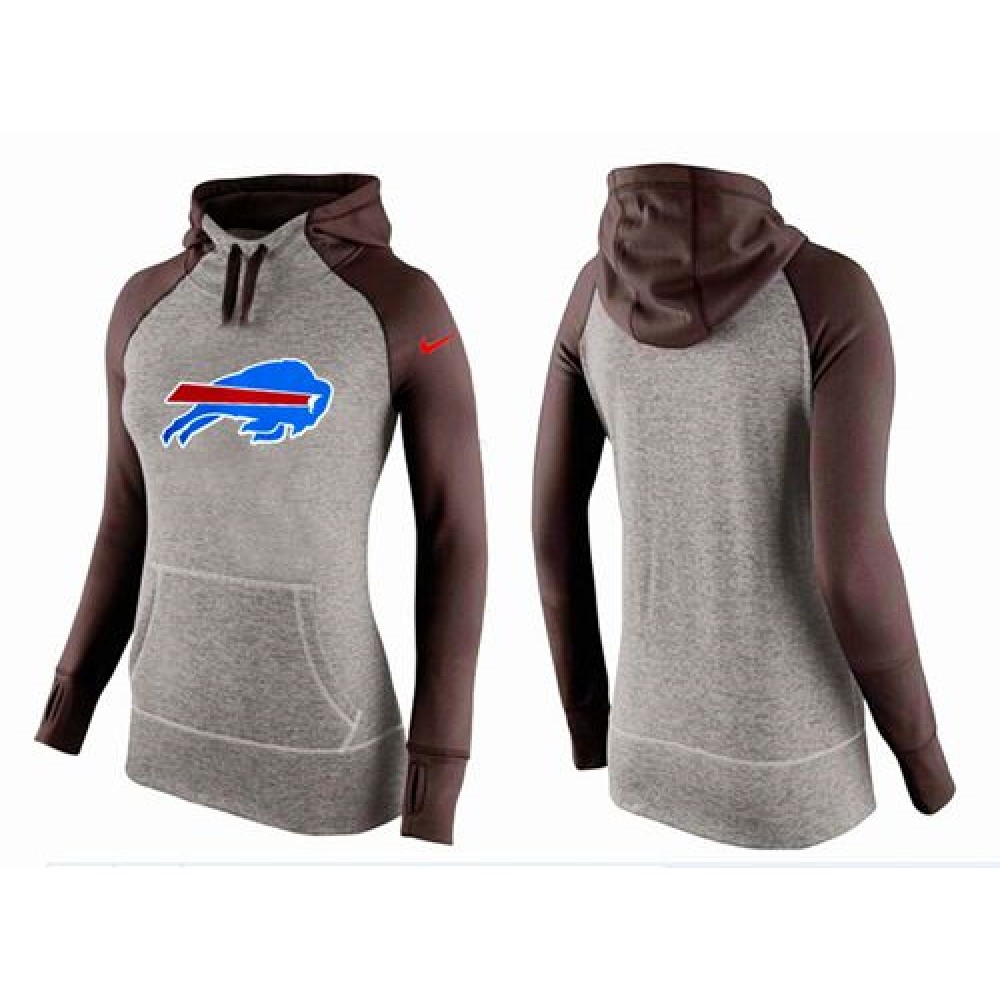Women'sBuffalo Bills Performance Hoodie Grey & Brown