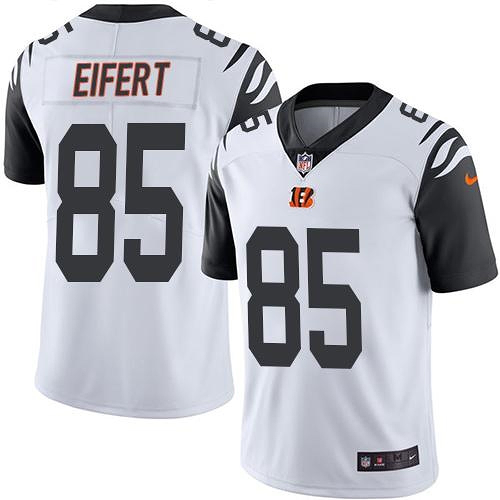 Men'sBengals #85 Tyler Eifert White Limited Rush Stitched NFL Jersey