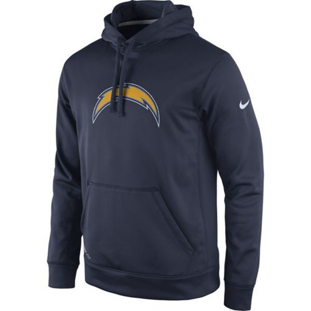 San Diego ChargersPractice Performance Pullover Hoodie Navy