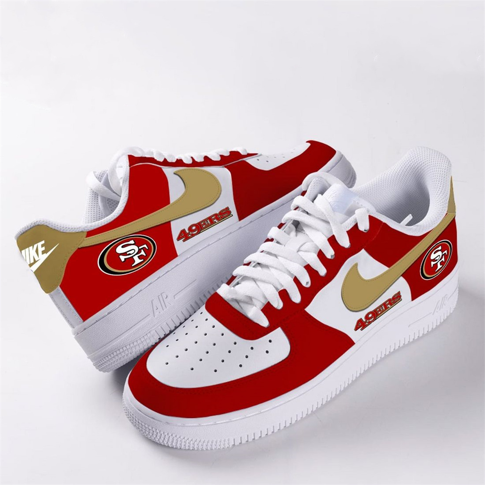 Unisex Nike x NFL San Francisco 49ers Custom Air Force 1 Low Team Sneakers