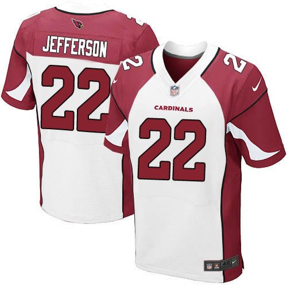 Cardinals #22 Tony Jefferson White Men's Stitched NFL Elite Jersey