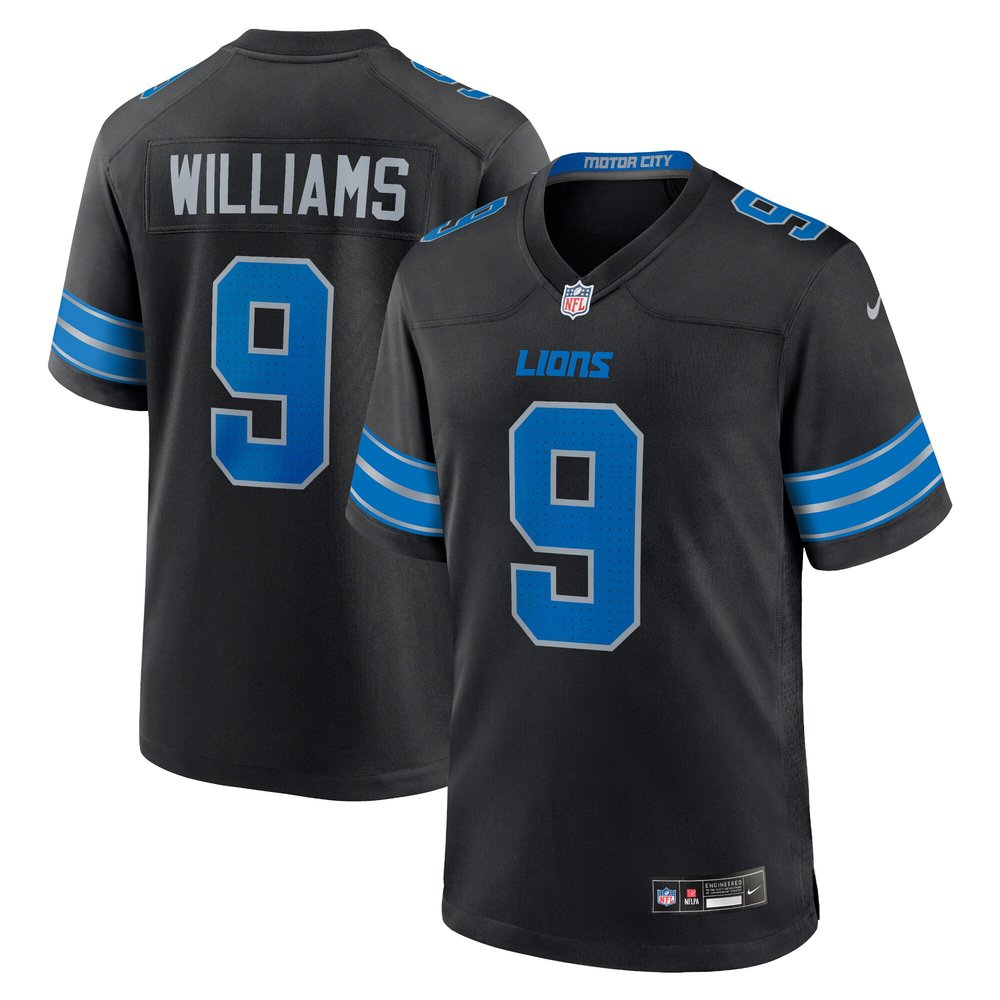 Men's Detroit Lions Jameson WilliamsBlack 2nd Alternate Game Jersey
