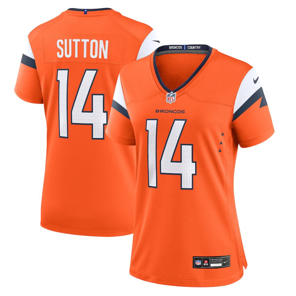 Women's Denver Broncos Courtland SuttonOrange Mile High Collection Game Jersey