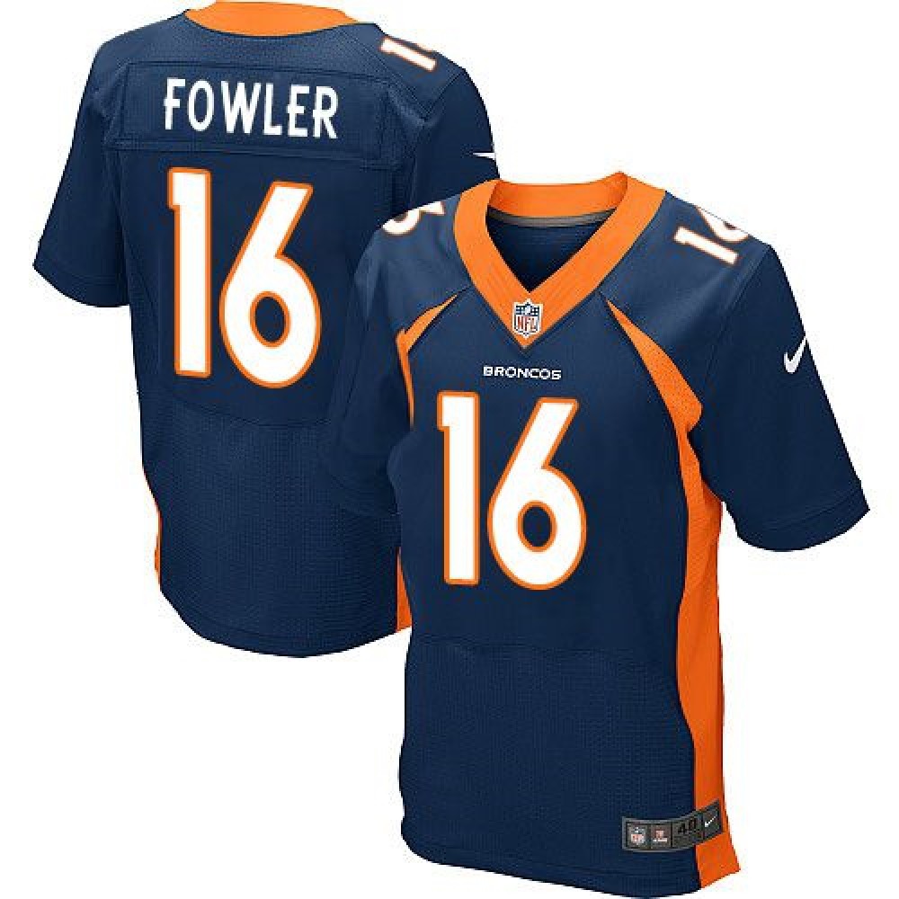 Broncos #16 Bennie Fowler Navy Blue Alternate Men's Stitched NFL New Elite Jersey