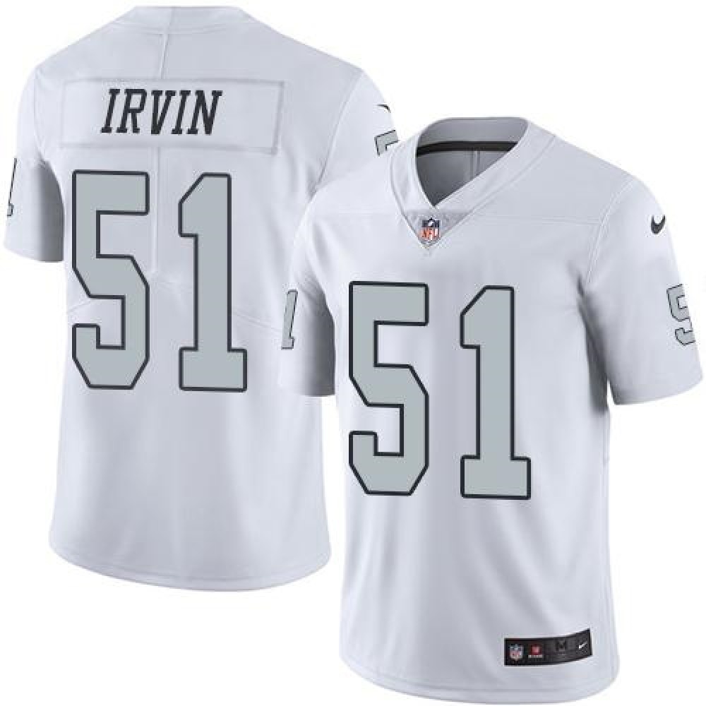 Raiders #51 Bruce Irvin White Youth Stitched NFL Limited Rush Jersey