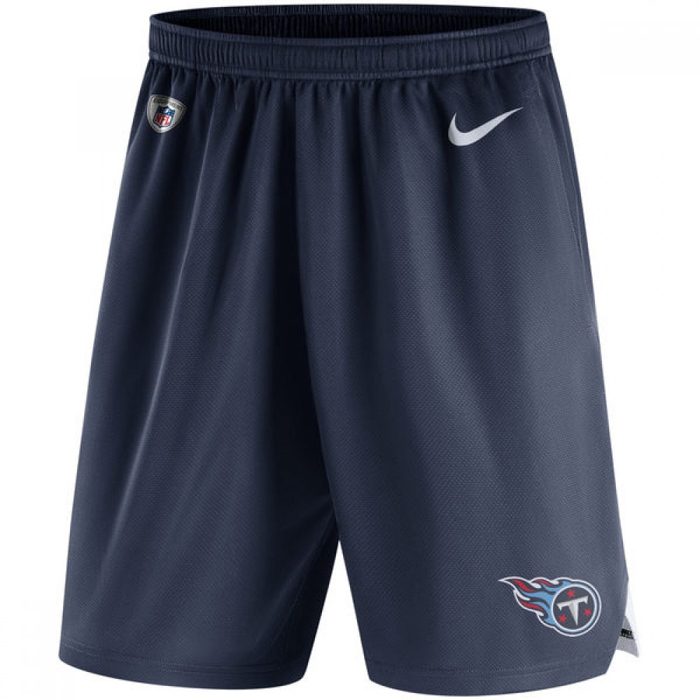 Men's Tennessee TitansNavy Knit Performance Shorts