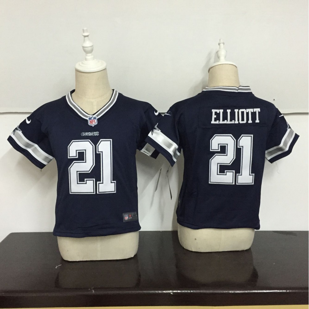 ToddlerDallas Cowboys #21 Ezekiel Elliott Blue Stitched NFL Jersey