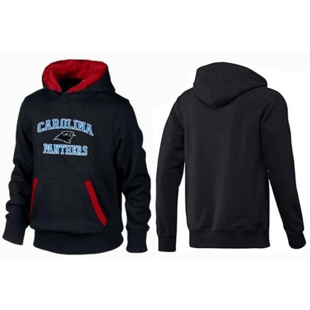 Carolina Panthers Heart & Soul Pullover Hoodie Black & Red