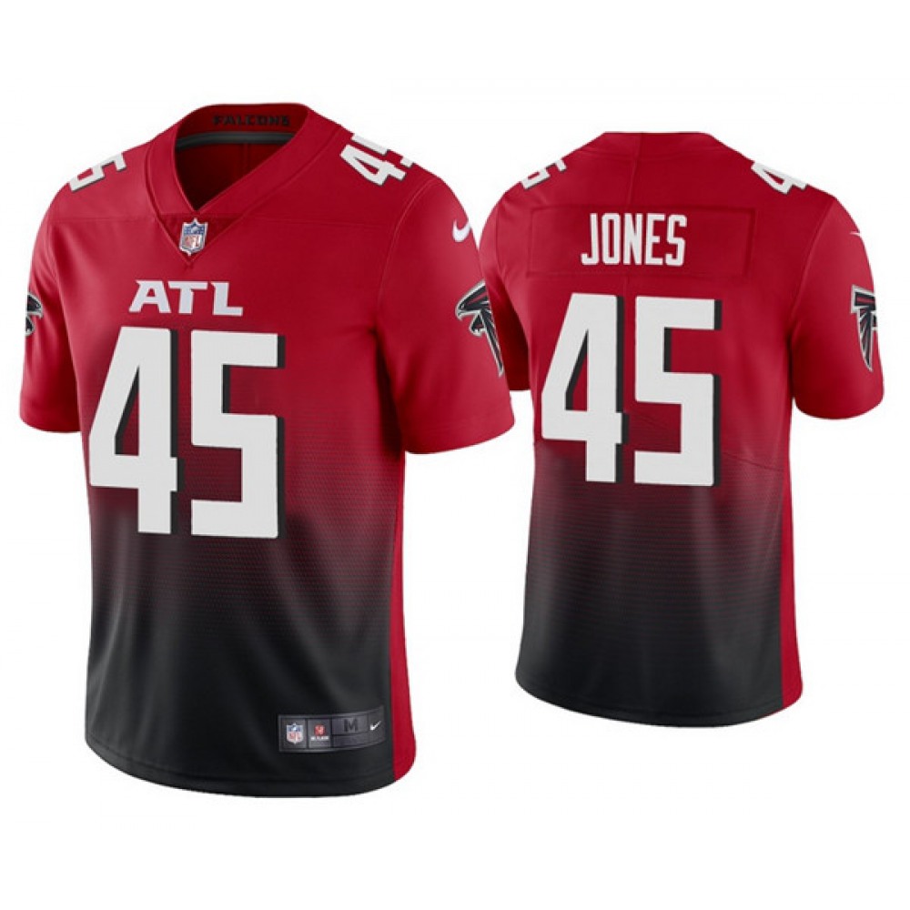 Men's Atlanta Falcons #45 Deion Jones New Red Vapor Untouchable Limited Stitched Jersey