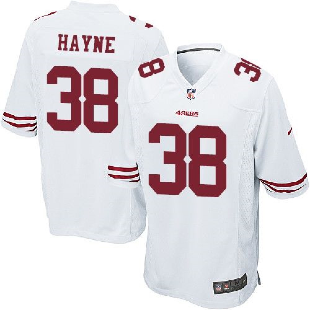49ers #38 Jarryd Hayne White Youth Stitched NFL Elite Jersey