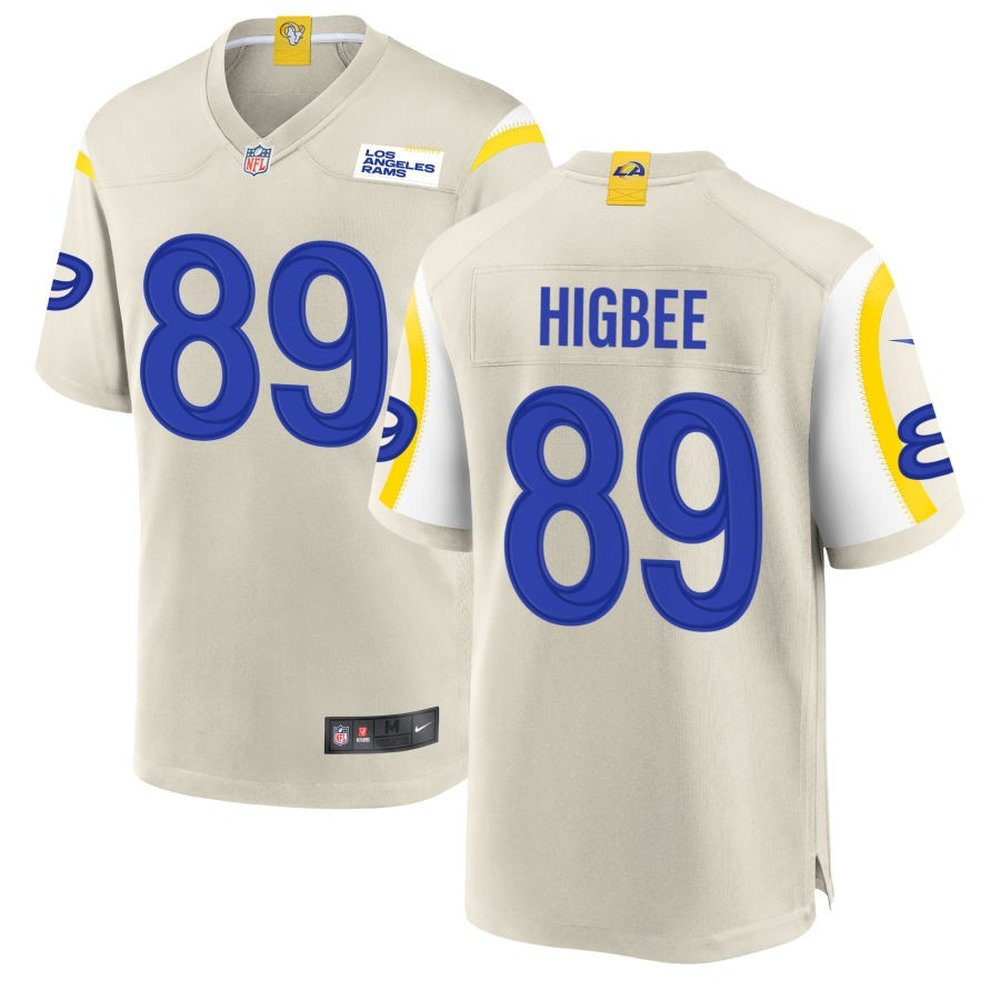 Men's Los Angeles Rams Tyler HigbeeBone Game Player Jersey