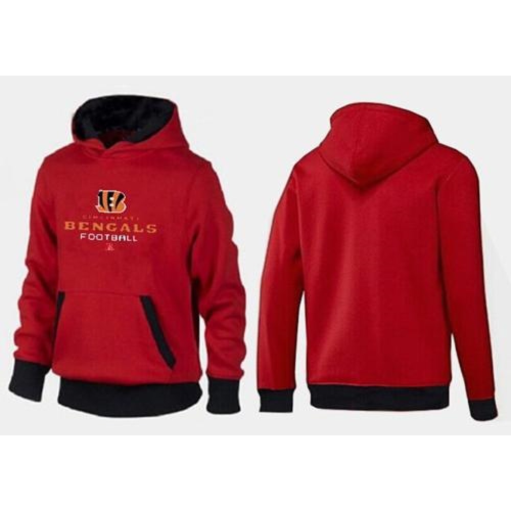 Cincinnati Bengals Critical Victory Pullover Hoodie Red & Black
