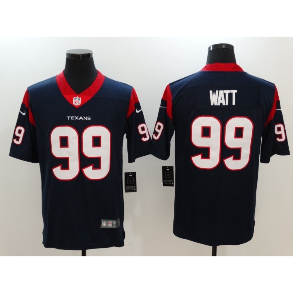 Men's Houston Texans #99 J.J. WattNavy Vapor Untouchable Limited Stitched NFL Jersey