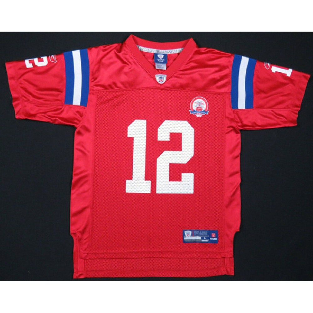 Men's Tampa Bay Buccaneers #12 Tom Brady Red Stitched Jersey