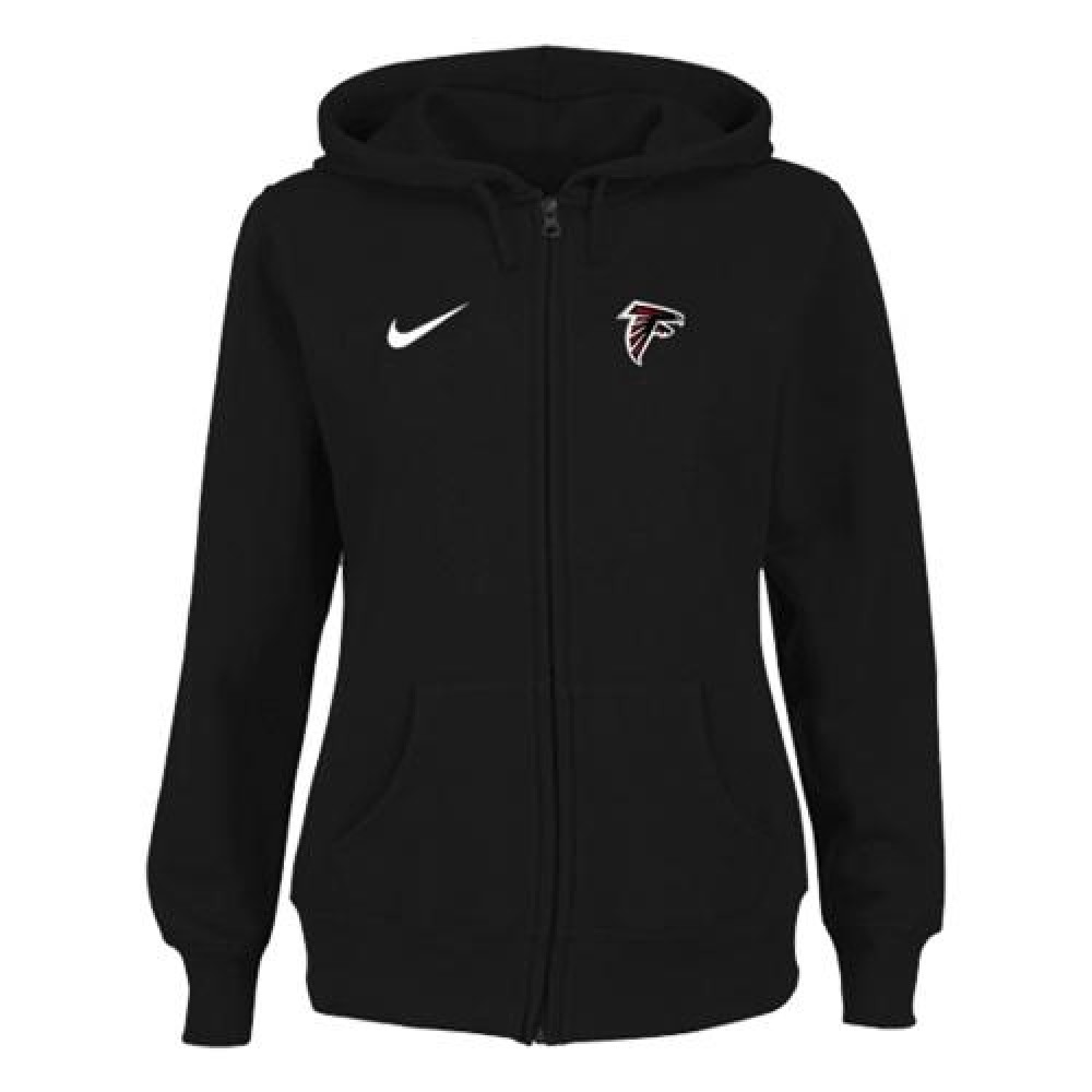 Women'sAtlanta Falcons Ladies Tailgater Full Zip Hoodie Black