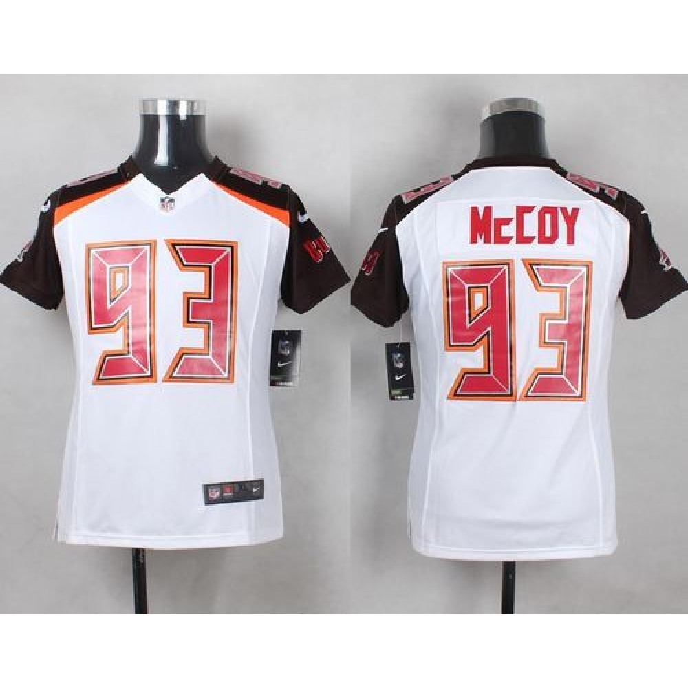 Buccaneers #93 Gerald McCoy White Youth Stitched NFL New Elite Jersey