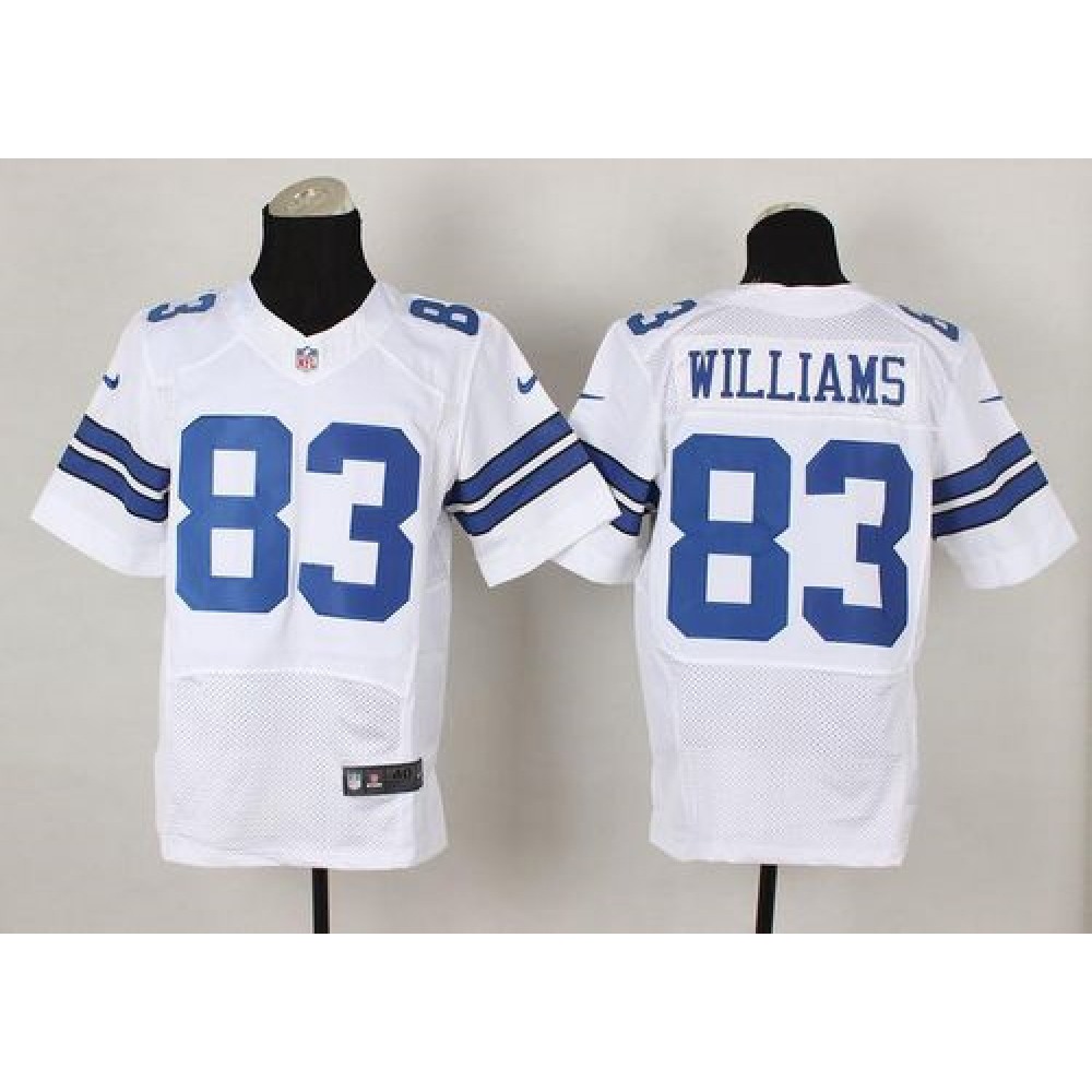 Cowboys #83 Terrance Williams White Men's Stitched NFL Elite Jersey