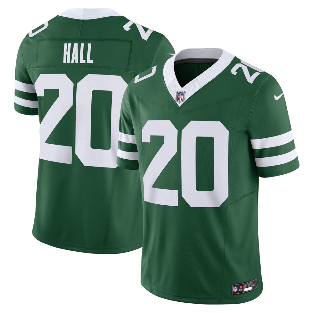 Men's New York Jets Breece HallLegacy Green Vapor F.U.S.E. Limited Jersey
