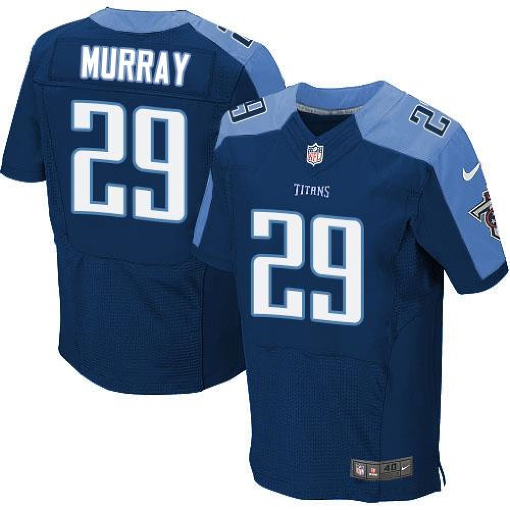 Titans #29 DeMarco Murray Navy Blue Alternate Men's Stitched NFL Elite Jersey