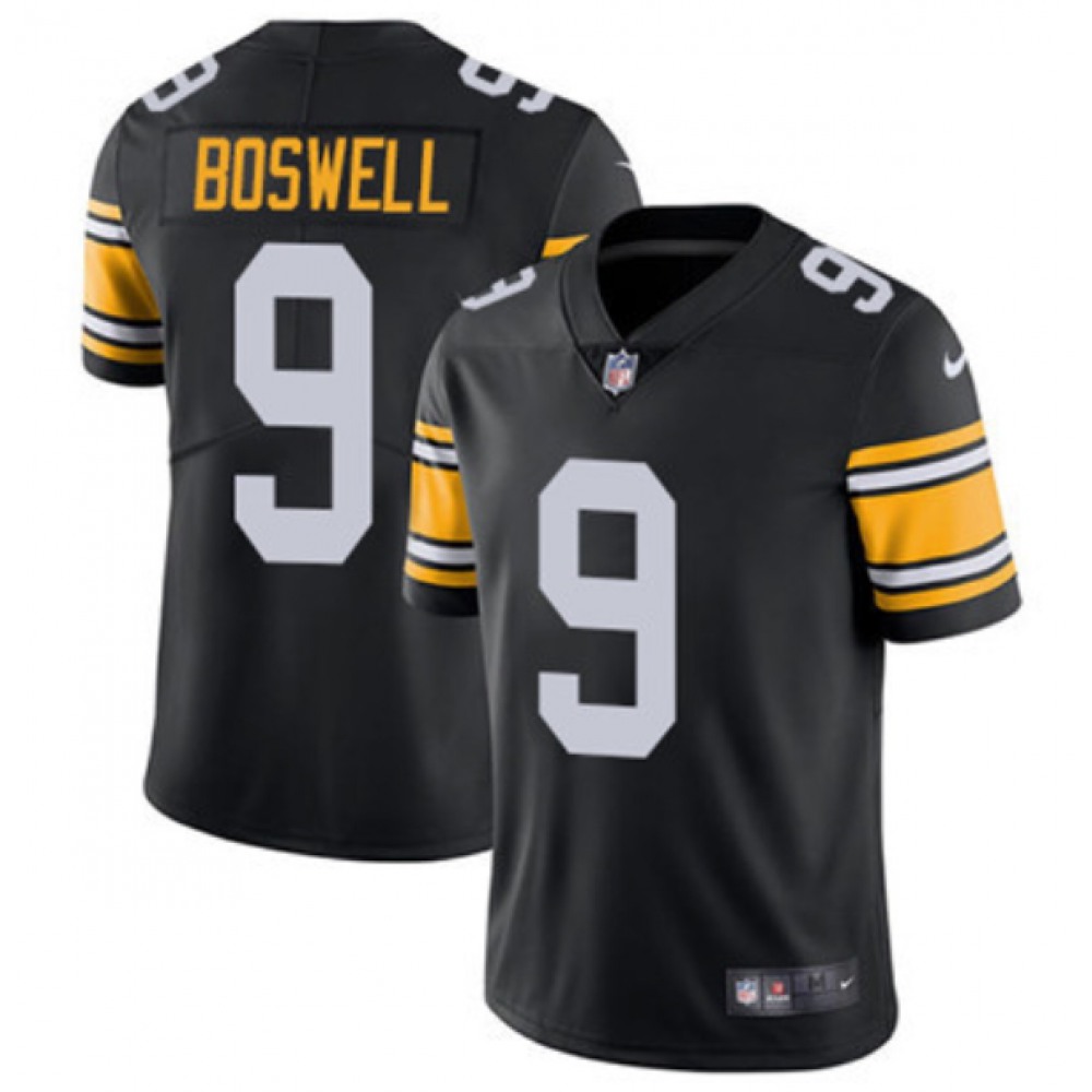 Men's Pittsburgh Steelers #9 Chris Boswell Black Vapor UntouchableStitched Jersey