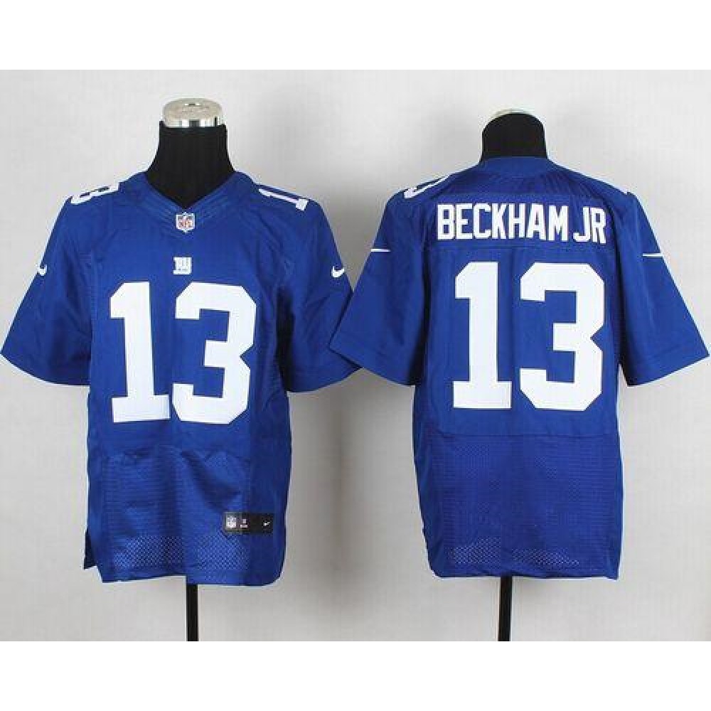 Giants #13 Odell Beckham Jr Royal Blue Team Color Men's Stitched NFL Elite Jersey