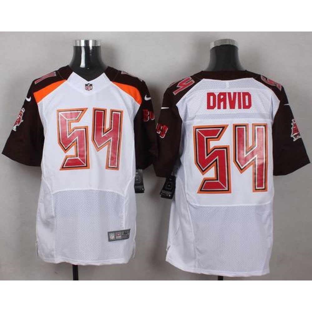 Buccaneers #54 Lavonte David White Men's Stitched NFL New Elite Jersey
