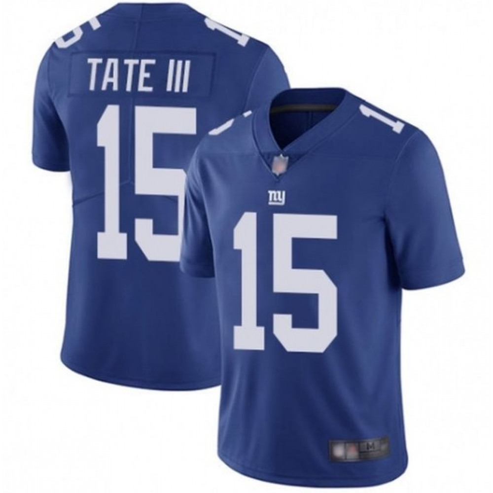 Men's New York Giants #15 Golden Tate III Blue Vapor Untouchable Limited Stitched Jersey