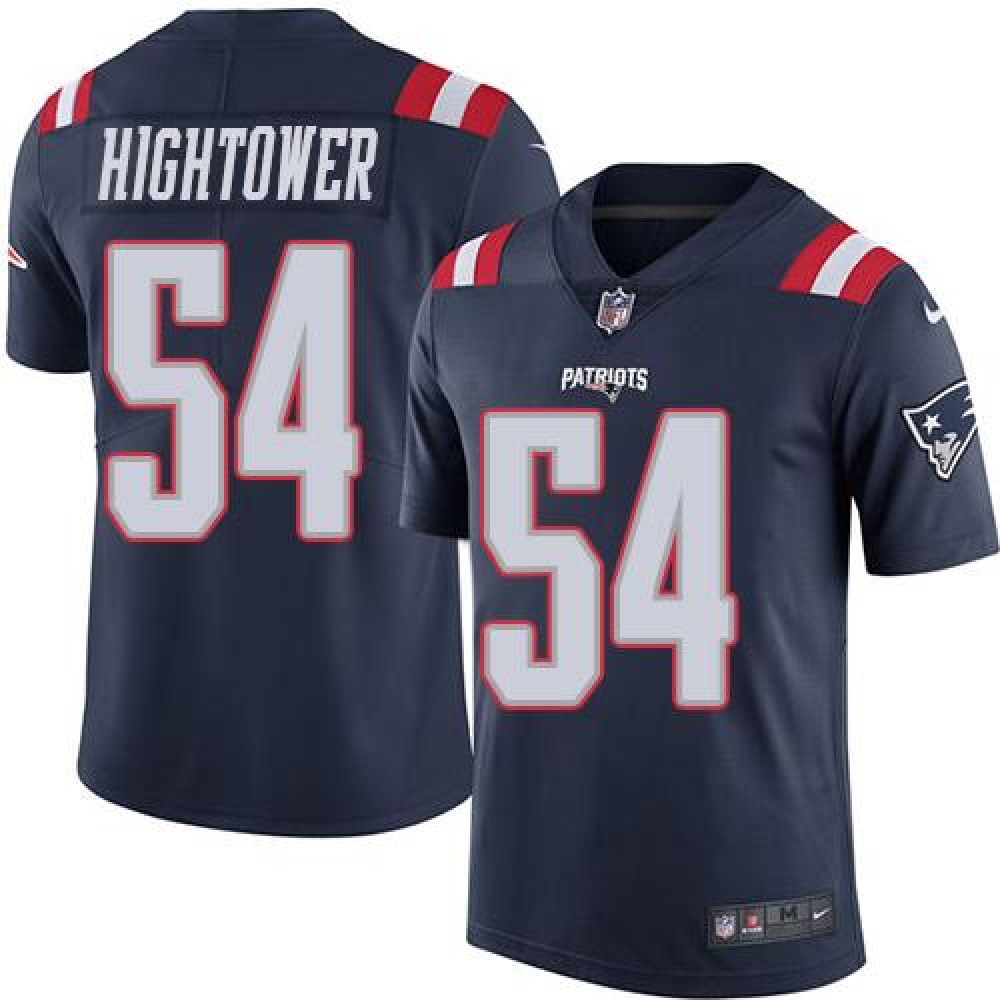 Patriots #54 Dont'a Hightower Navy Blue Men's Stitched NFL Limited Rush Jersey