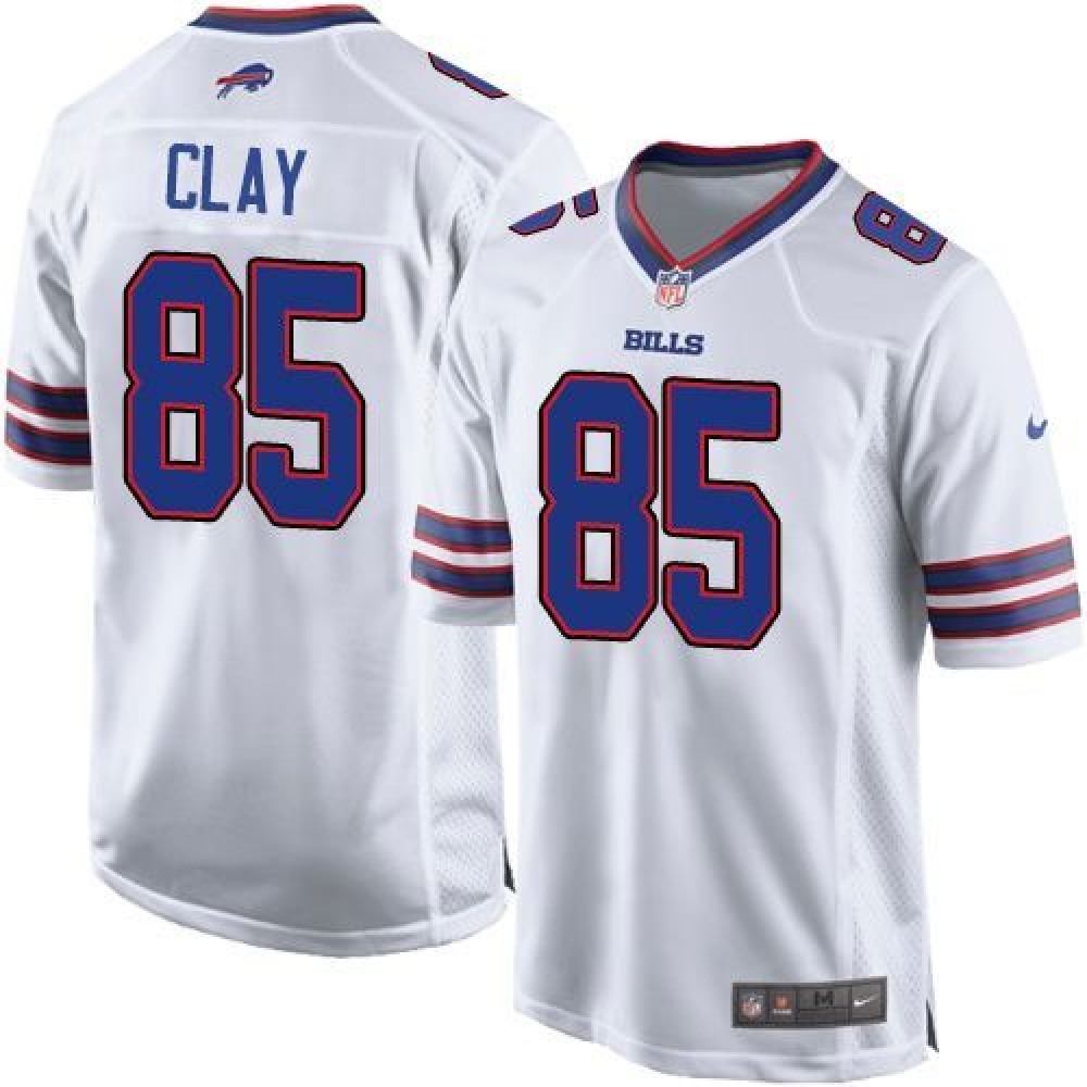 Bills #85 Charles Clay White Youth Stitched NFL New Elite Jersey