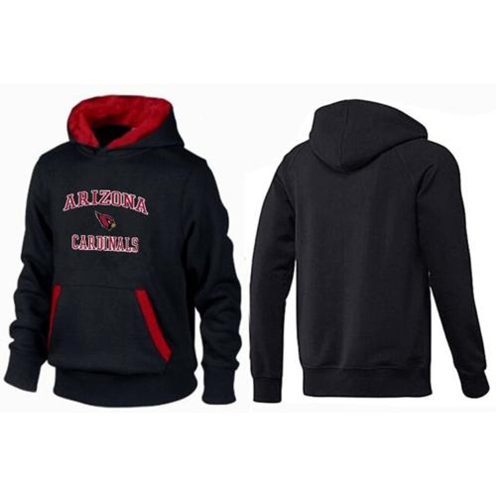 Arizona Cardinals Heart & Soul Pullover Hoodie Black & Red