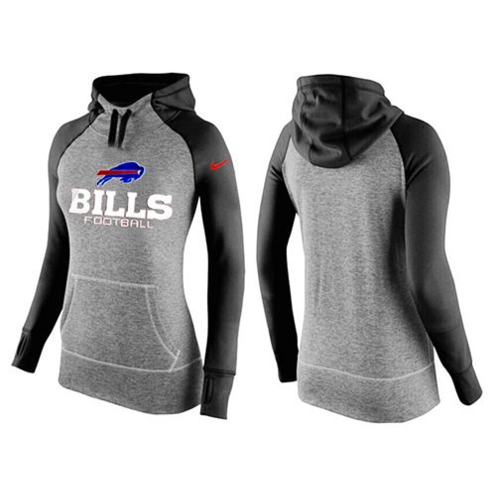 Women'sBuffalo Bills Performance Hoodie Grey & Black