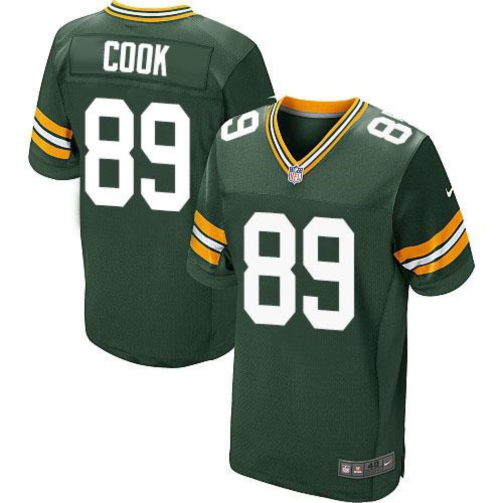 Packers #89 Jared Cook Green Team Color Men's Stitched NFL Elite Jersey
