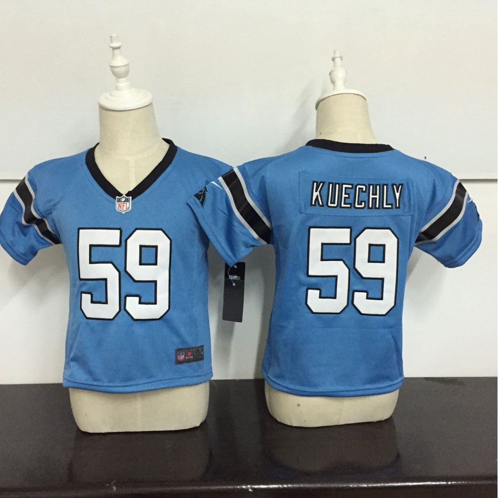 ToddlerCarolina Panthers #59 Luke Kuechly Light Blue Stitched NFL Jersey