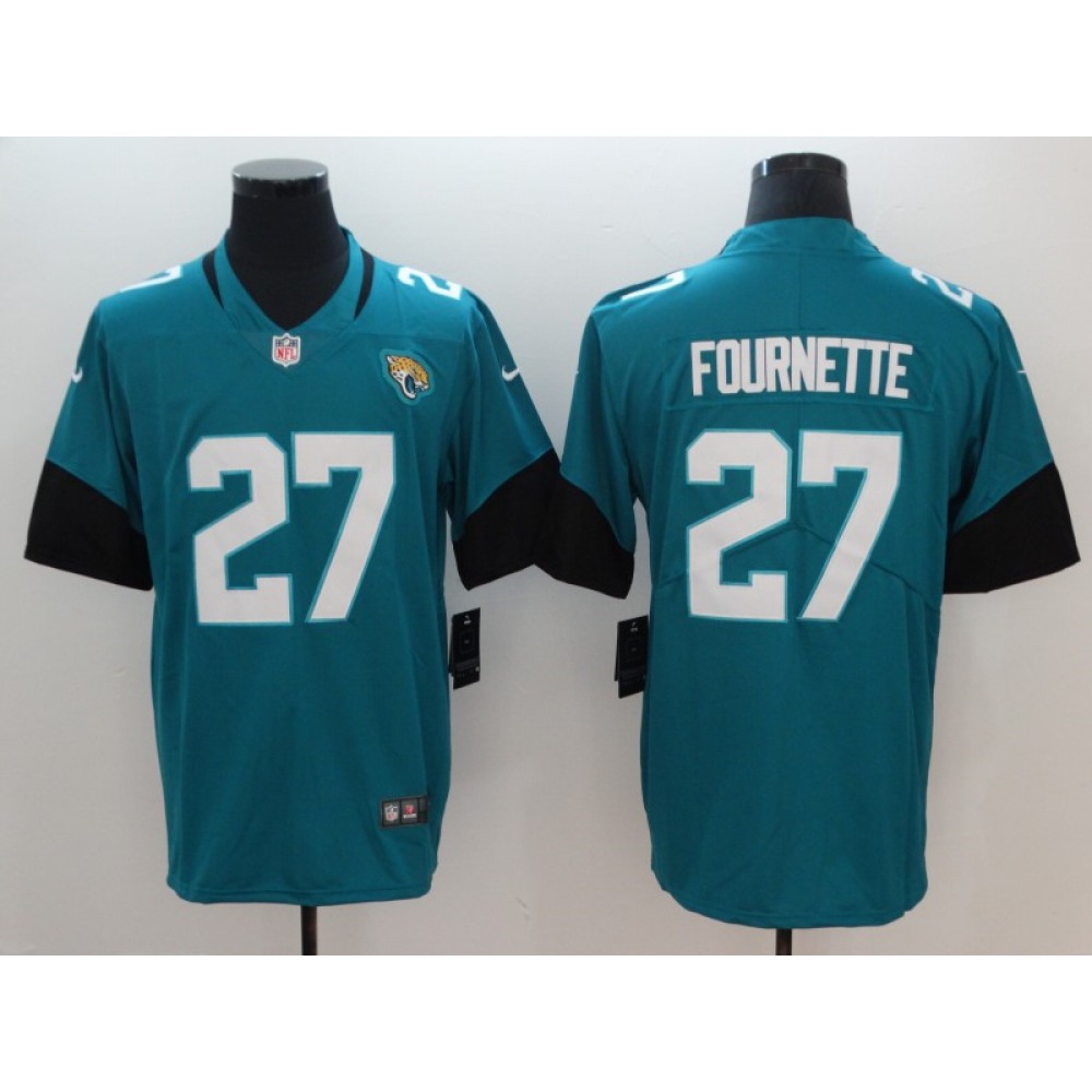Men's NFL Jacksonville Jaguars #27 Leonard Fournette Teal New 2018 Vapor Untouchable Limited Stitched Jersey