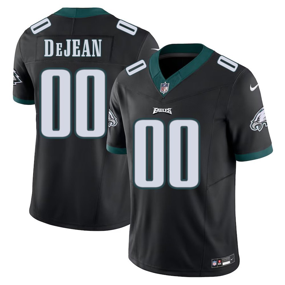 Men's Philadelphia Eagles Cooper DeJeanBlack 2024 NFL Draft Alternate Player F.U.S.E. Vapor Untouchable Limited Stitched Football Jersey