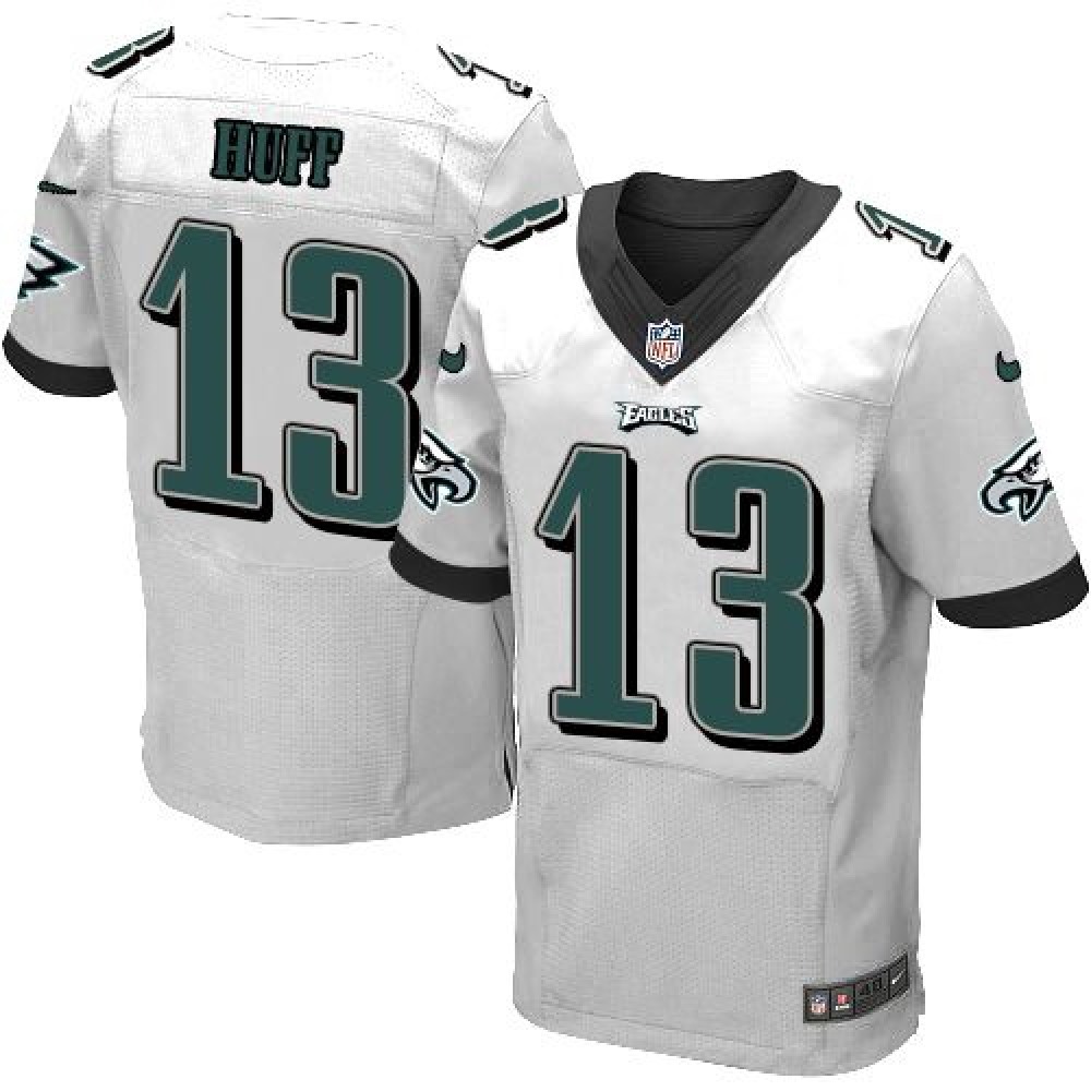 Eagles #13 Josh Huff White Men's Stitched NFL New Elite Jersey
