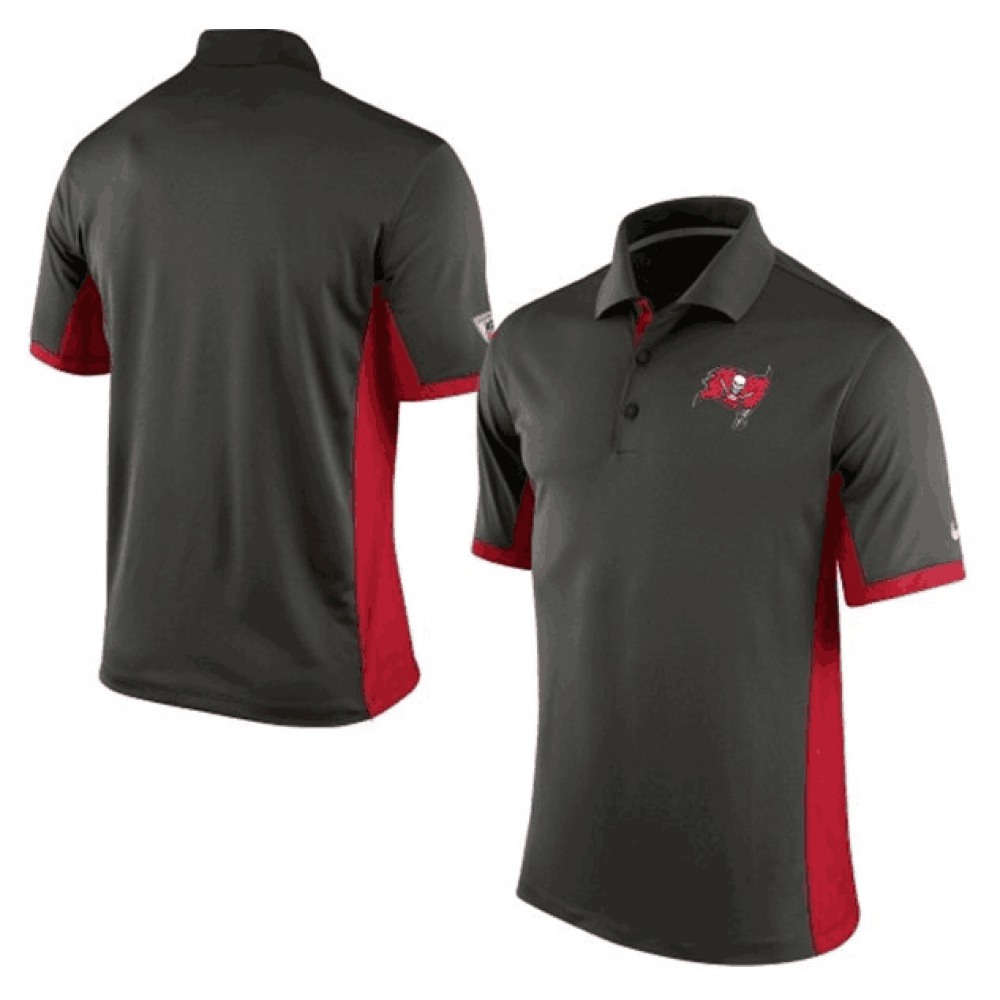 Men's Tampa Bay BuccaneersBlack Evergreen Polo