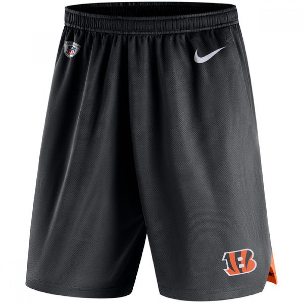 Men's Cincinnati BengalsBlack Knit Performance Shorts