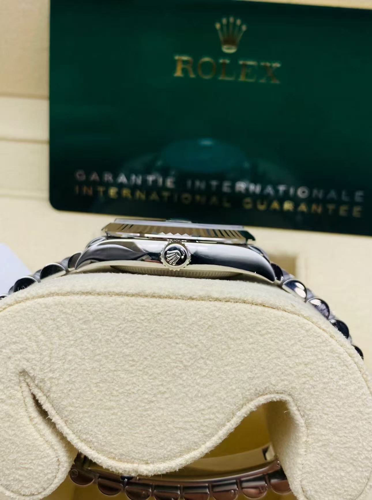 Rolex Datejust 31mm Super Clone Swiss Watch Stainless Steel Jubilee Bracelet Mint Green Dial Ref M278274-0018-2236 Swiss Movement