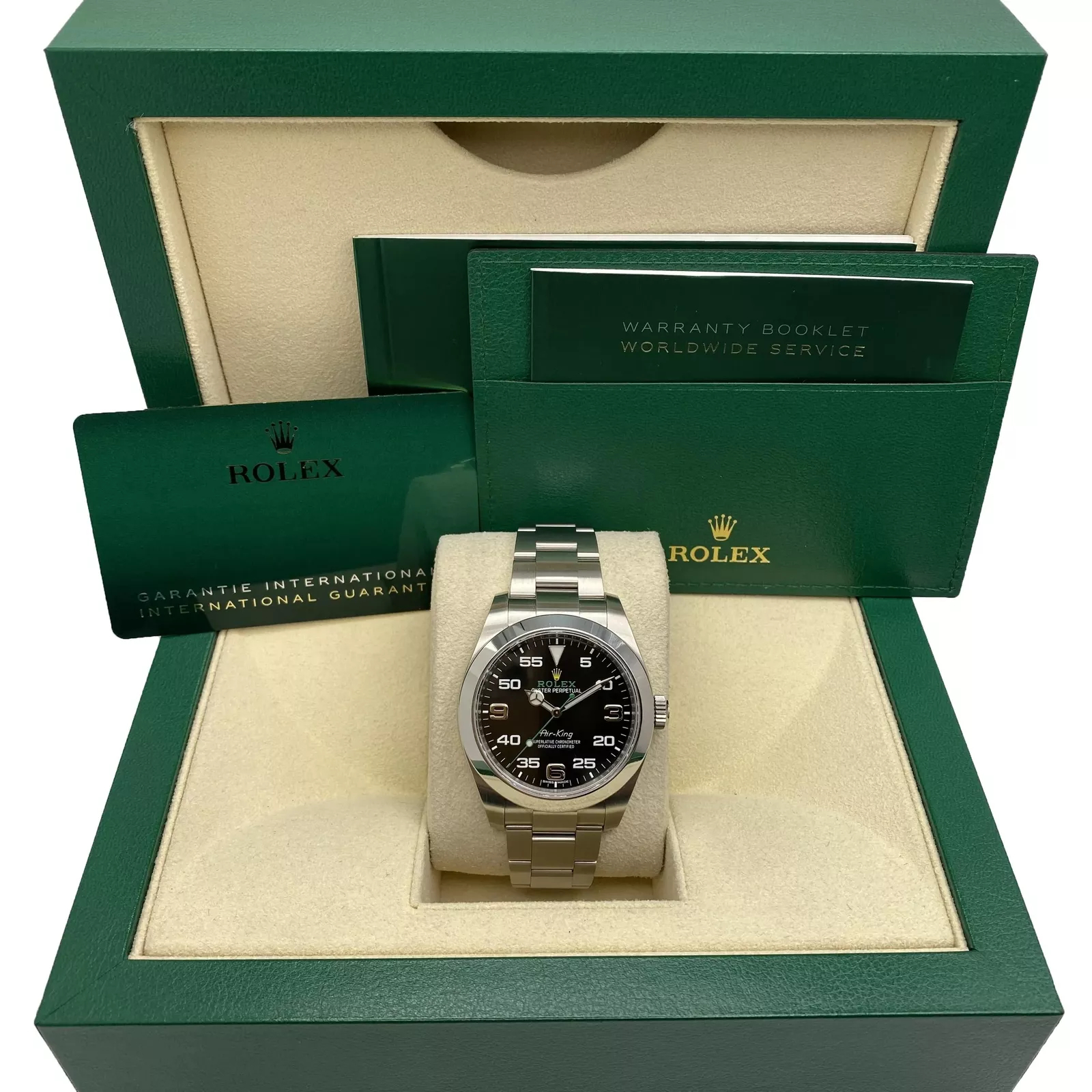 Rolex Air-King Black Dial Super Clone Swiss Replica Watch Ref 126900 3230 Movement