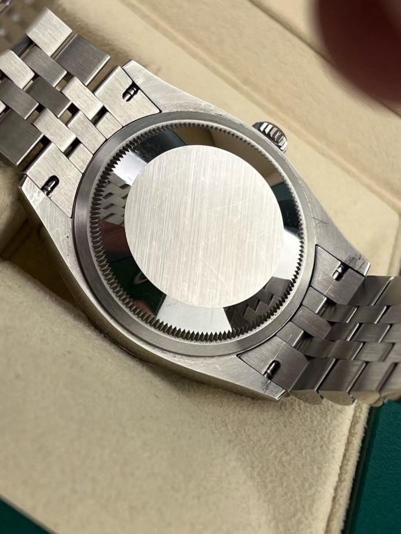 Rolex Datejust 36mmSuper Clone Swiss ReplicaWatch  Blue Fluted Dial Ref 126234 3235 Swiss Movement