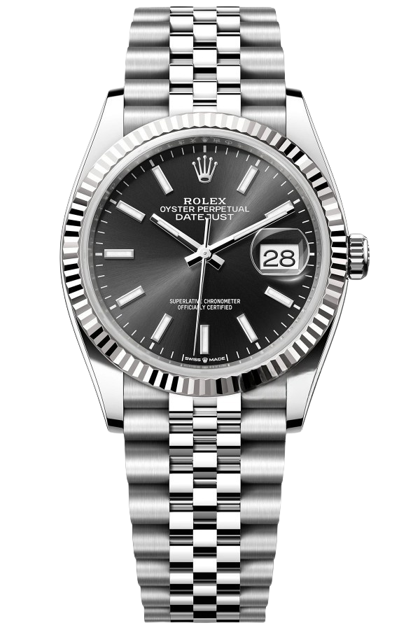 Rolex Datejust 41mm Super Clone Swiss ReplicaWatch  Grey Rhodium Dial Ref 126334 3235S wiss Movement